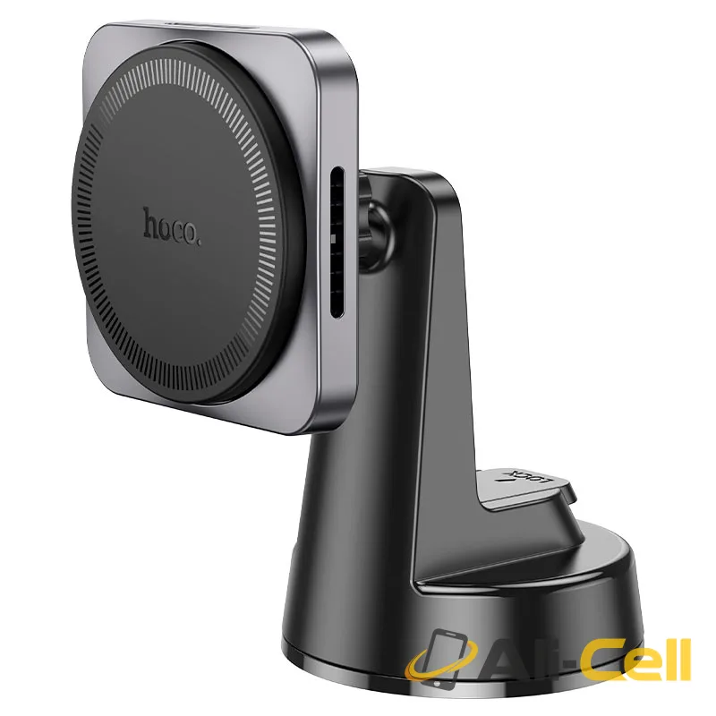 Car wireless charger “HW16 Speed” for dashboard (Hw16 Black Metal Grey)