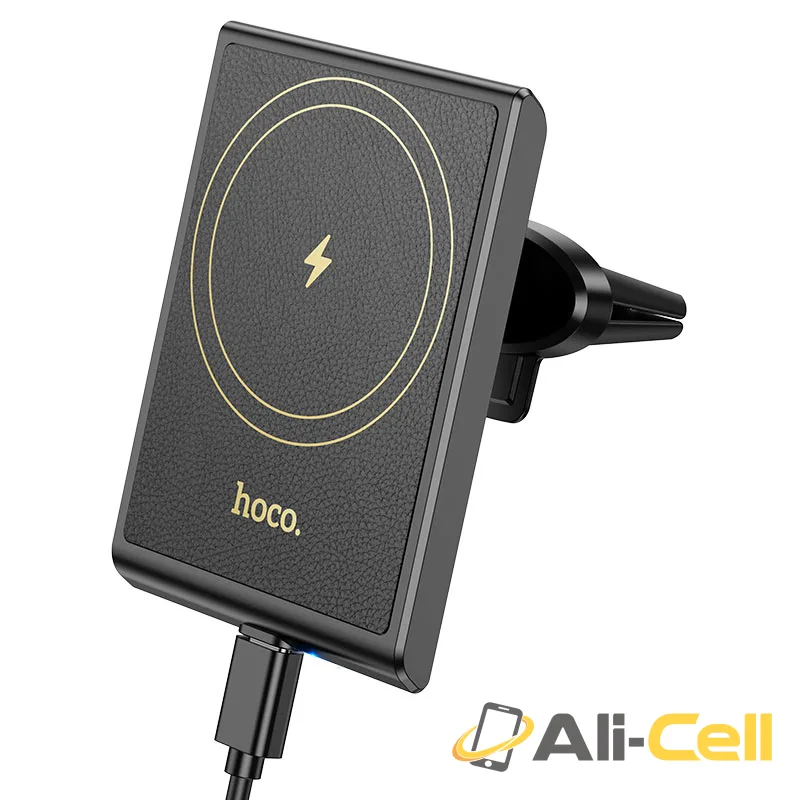 Car wireless charger “HW19 Precious” for air outlet (Hw19 Black) — 2