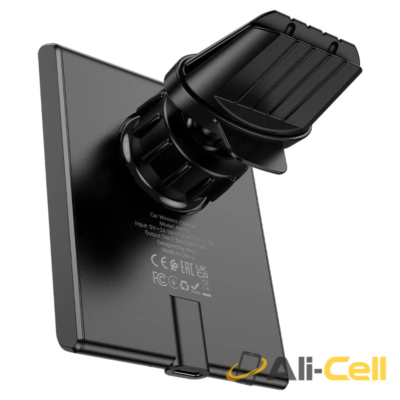 Car wireless charger “HW19 Precious” for air outlet (Hw19 Black) — 6