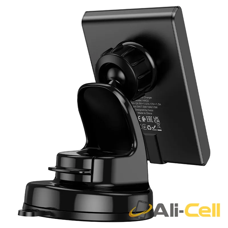 Car wireless charger “HW20 Precious” for dashboard (Hw20 Black) — 6