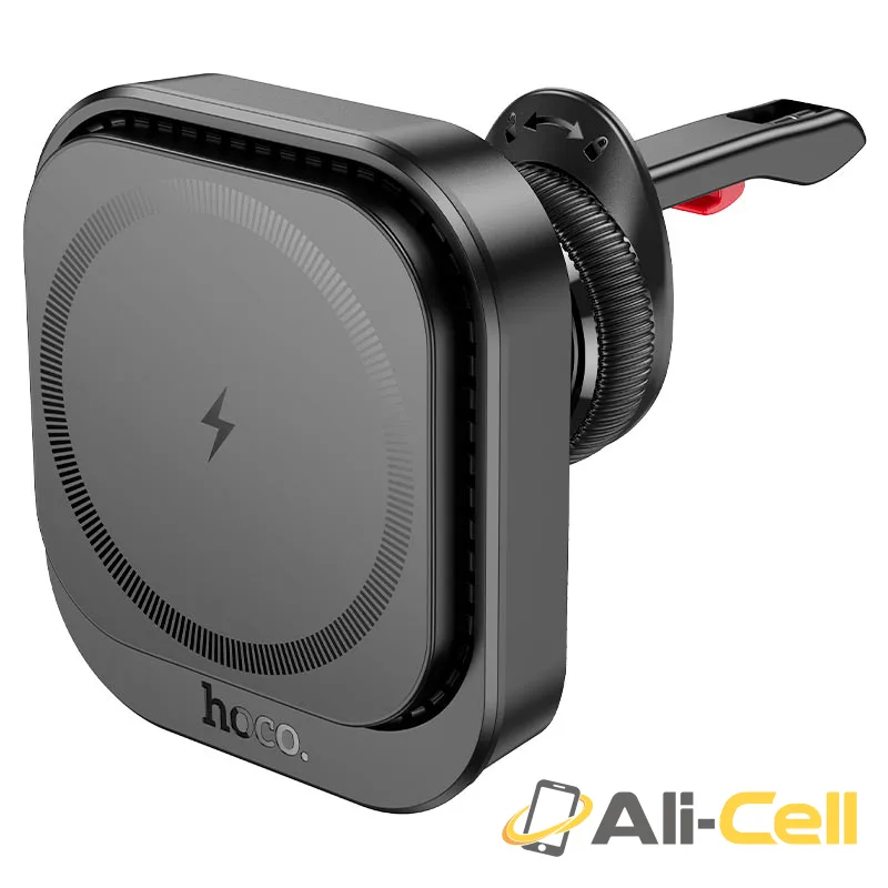 Car wireless charger “HW23 Might” for air outlet (Hw23 Black) — 4