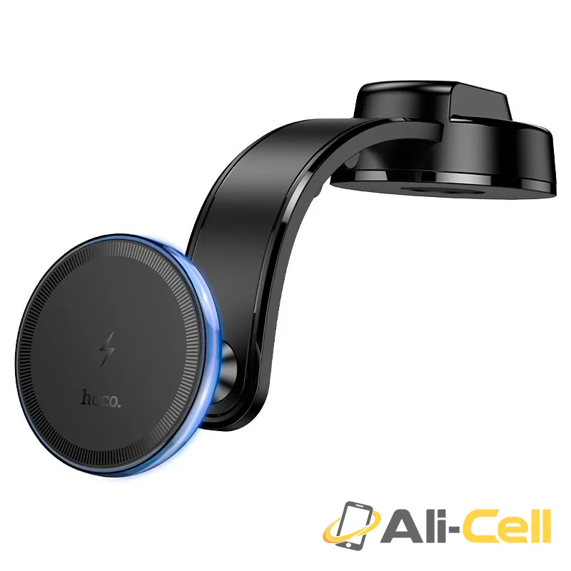 Car wireless charger “HW25 Neon” for dashboard (Hw25 Black) — 2