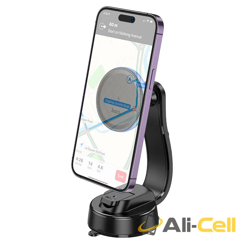 Car wireless charger “HW25 Neon” for dashboard (Hw25 Black) — 4