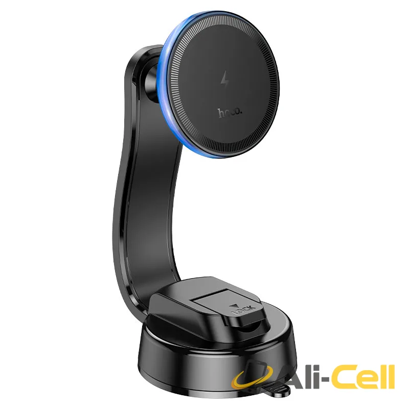 Car wireless charger “HW25 Neon” for dashboard (Hw25 Black) — 5