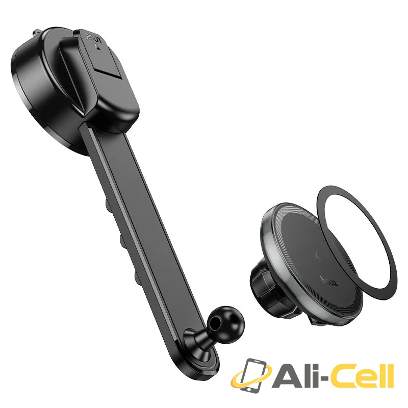 Car wireless charger “HW25 Neon” for dashboard (Hw25 Black) — 6