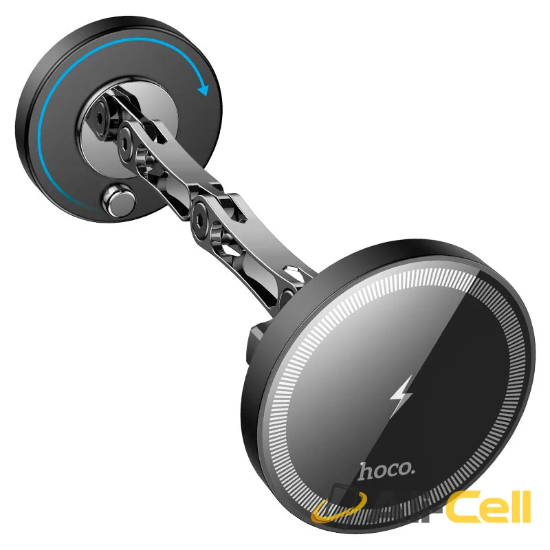 Car wireless charger “HW26 Jacques” for dashboard (Hw26 Black Metal Grey) — 5