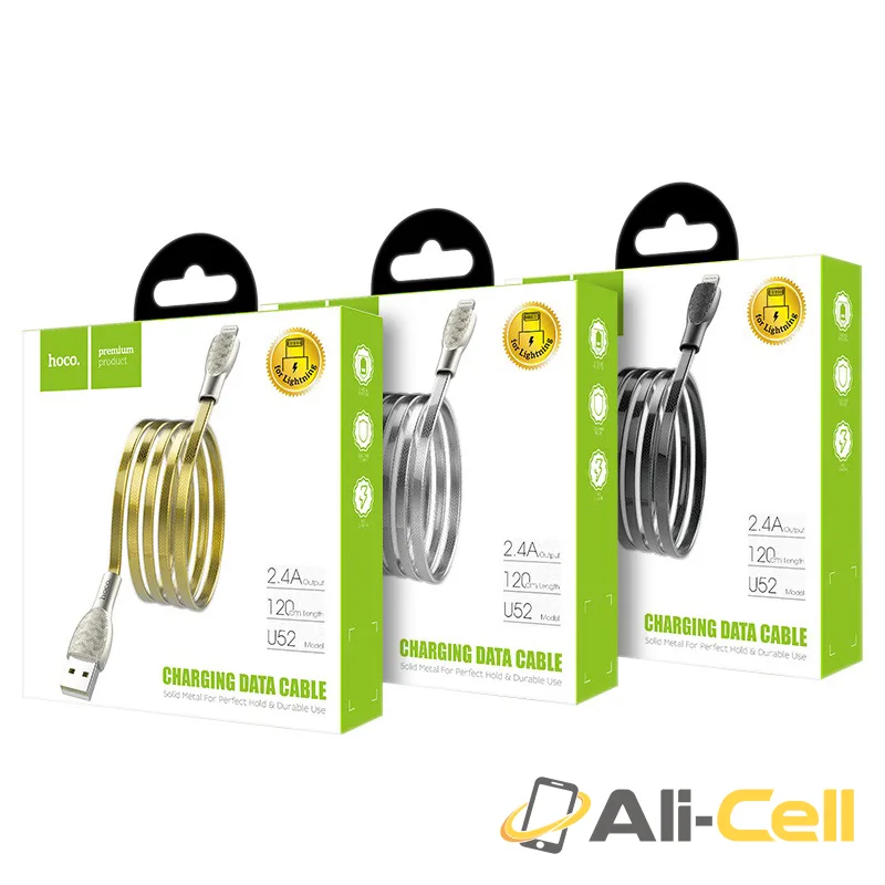 Cable USB to Lightning “U52 Bright” charging data sync (1.2m) — 7
