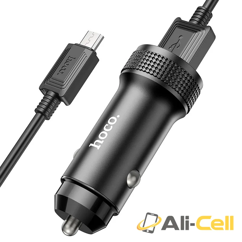 Car charger “Z49A Level” 18W cable set (Z49a Set Usb Musb Black, Set With Micro Usb Cable) — 4