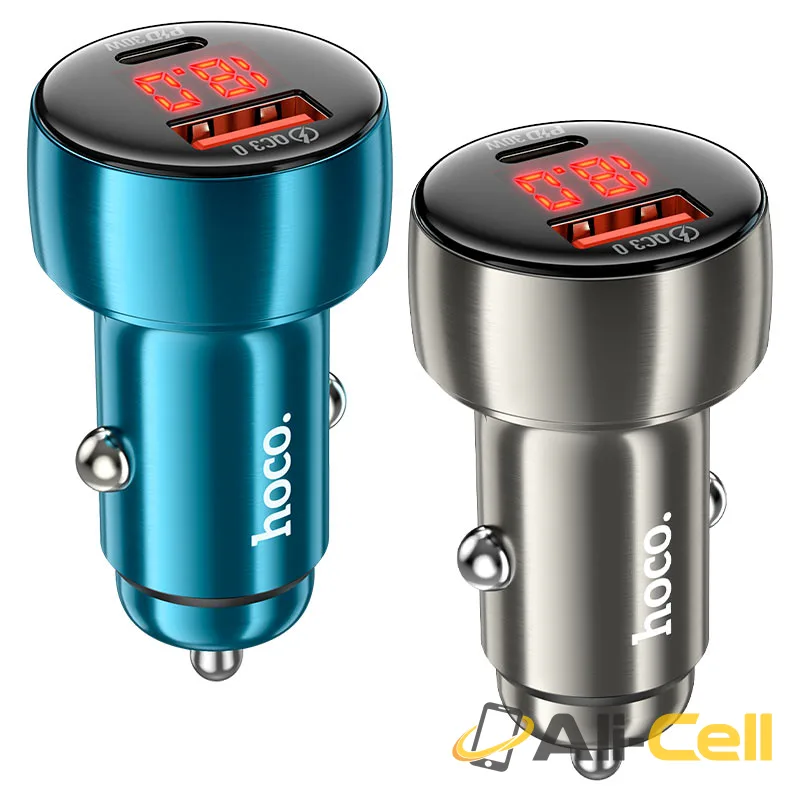 Car charger “Z50 Leader” 48W cable set (Z50 Set Tc Tc Metal Grey, Set With Type C To Type C Cable) — 6