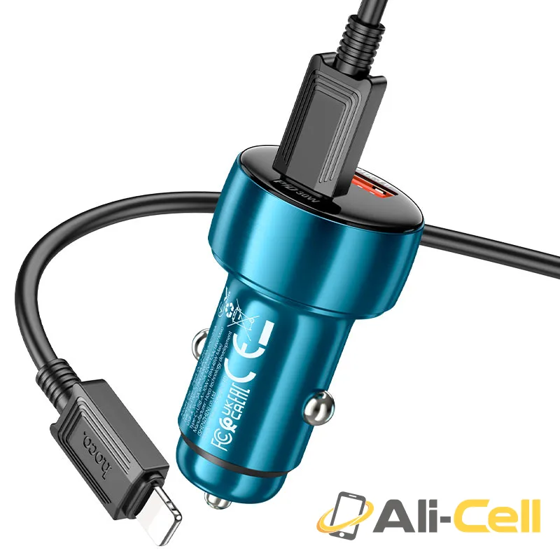 Car charger “Z50 Leader” 48W cable set (Z50 Metal Grey, Single) — 5