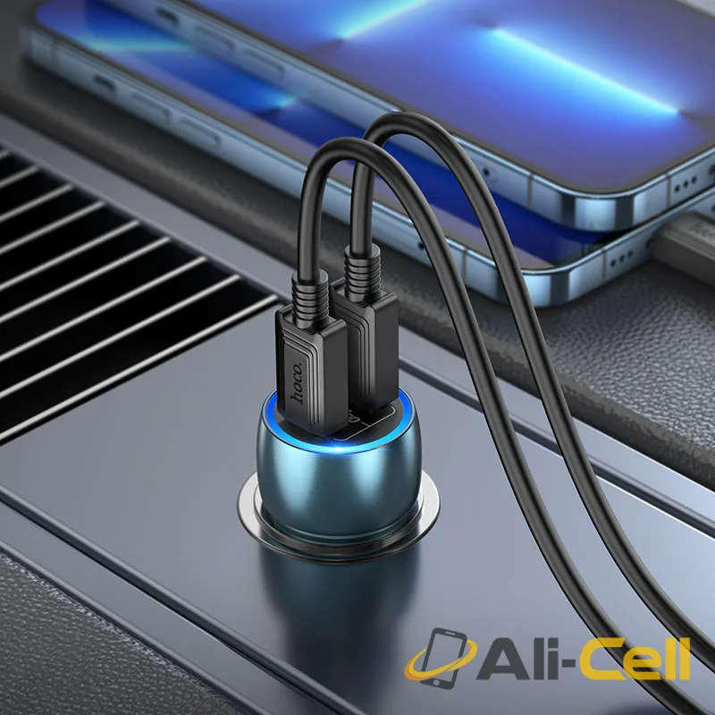 Car charger “Z48 Tough” 40W cable set (Z48 Set Tc Tc Sapphire Blue, Set With Type C To Type C Cable) — 7