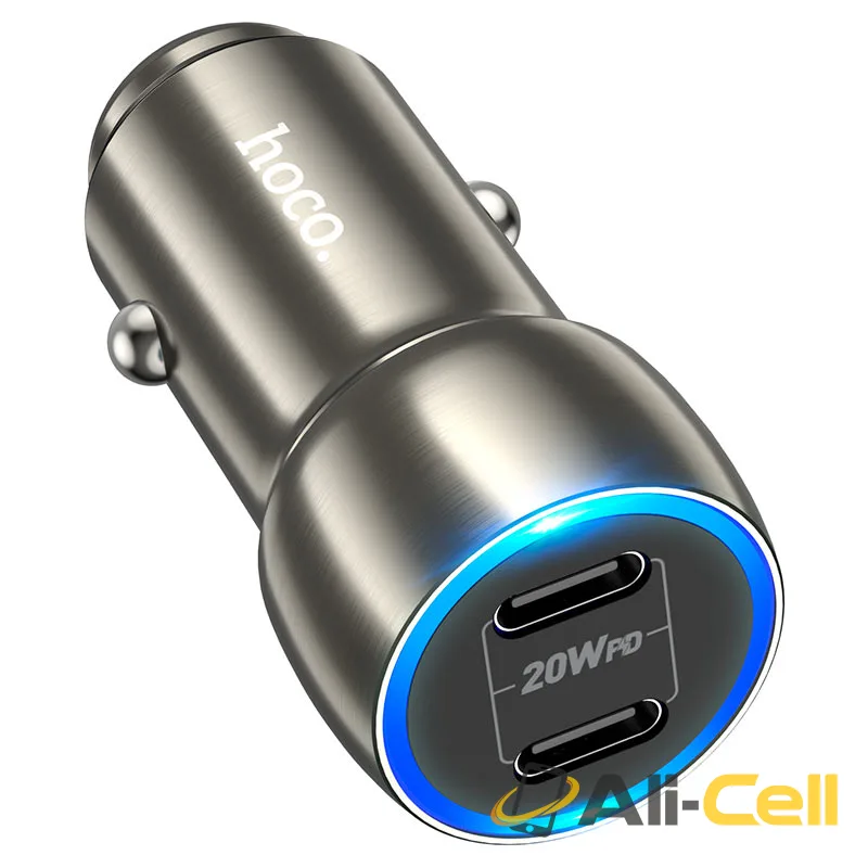 Car charger “Z48 Tough” 40W cable set (Z48 Metal Grey, Single)