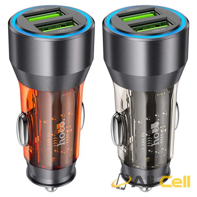 Car charger “NZ12 Prosperity” 36W cable set (Nz12 Transparent Orange, Single) — 6