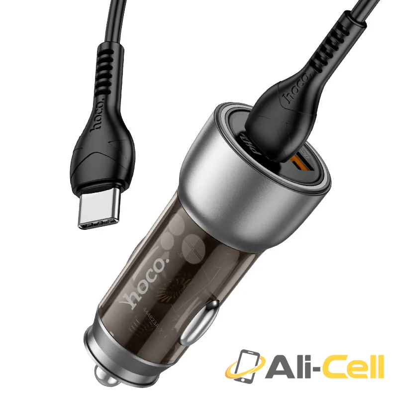 Car charger “NZ8 Sprinter” 43W cable set (Nz8 Set Tc Ltn Blue, Set With Type C To Lightning Cable) — 3