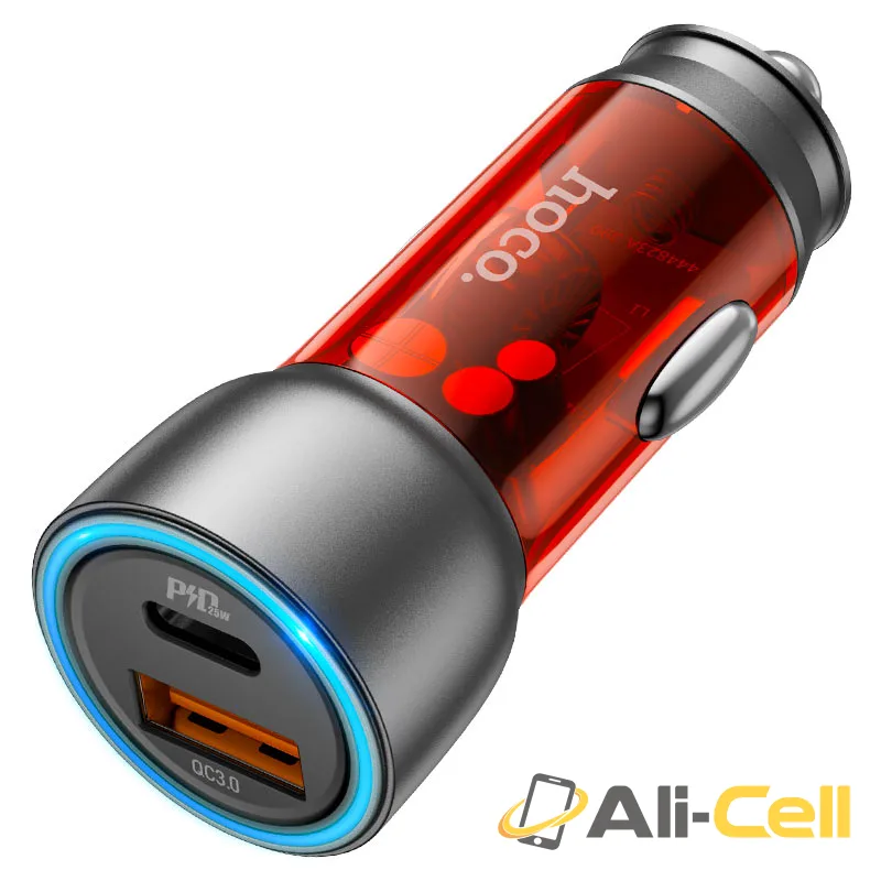 Car charger “NZ8 Sprinter” 43W cable set (Nz8 Orange, Single)