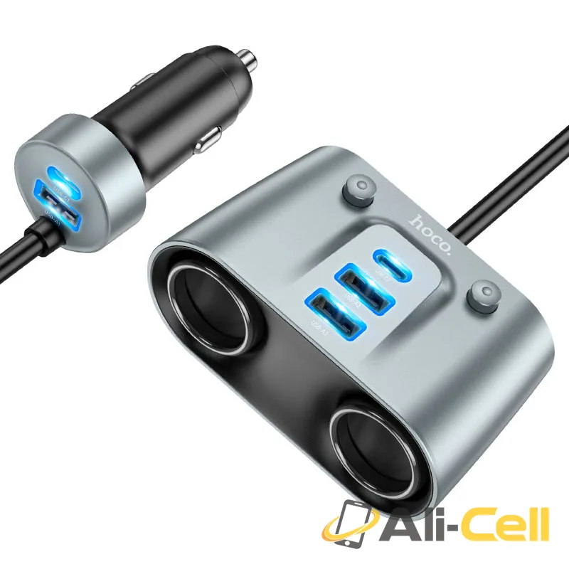 Car charger “Z51 Establisher” 147W (Z51 Metal Grey) — 2