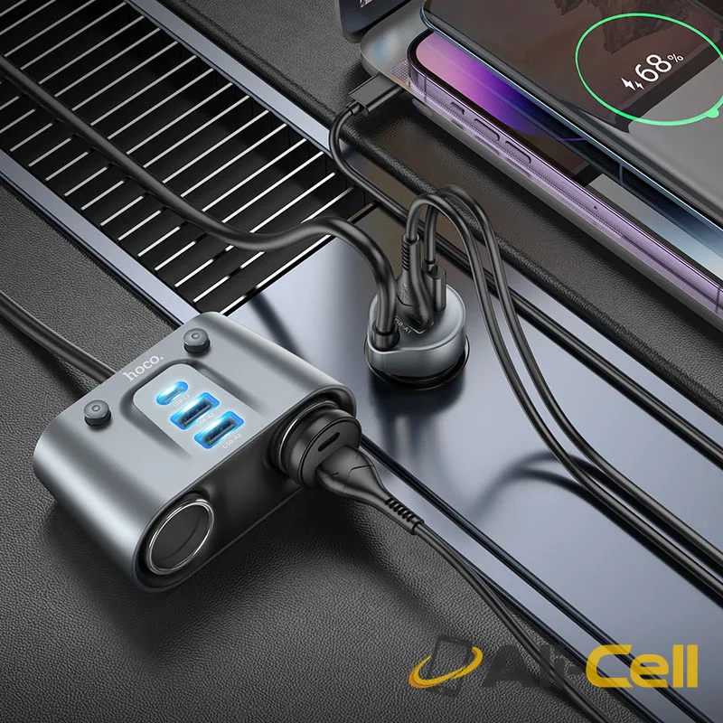 Car charger “Z51 Establisher” 147W (Z51 Metal Grey) — 7