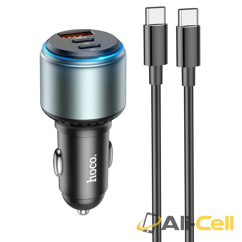 Car charger “NZ9 Galloper” 95W cable set (Nz9 Set Tc Tc Black, Set With Type C To Type C Cable)