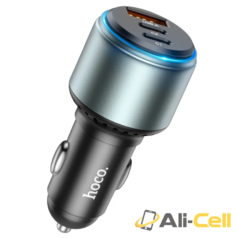 Car charger “NZ9 Galloper” 95W cable set (Nz9 Set Tc Tc Black, Set With Type C To Type C Cable) — 2