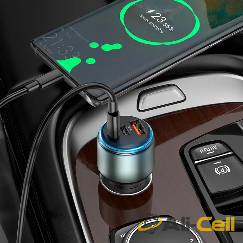 Car charger “NZ9 Galloper” 95W cable set (Nz9 Set Tc Tc Black, Set With Type C To Type C Cable) — 8