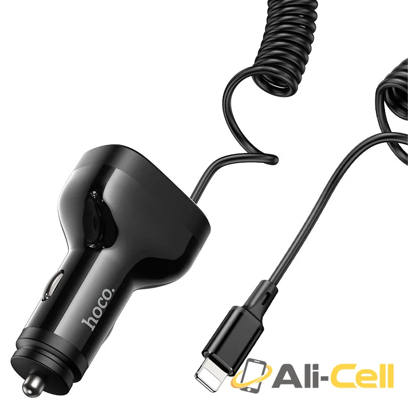 Car charger “NZ11A Guide” PD30W with cable (Nz11a Tc Black, Built In Type C Wire) — 4
