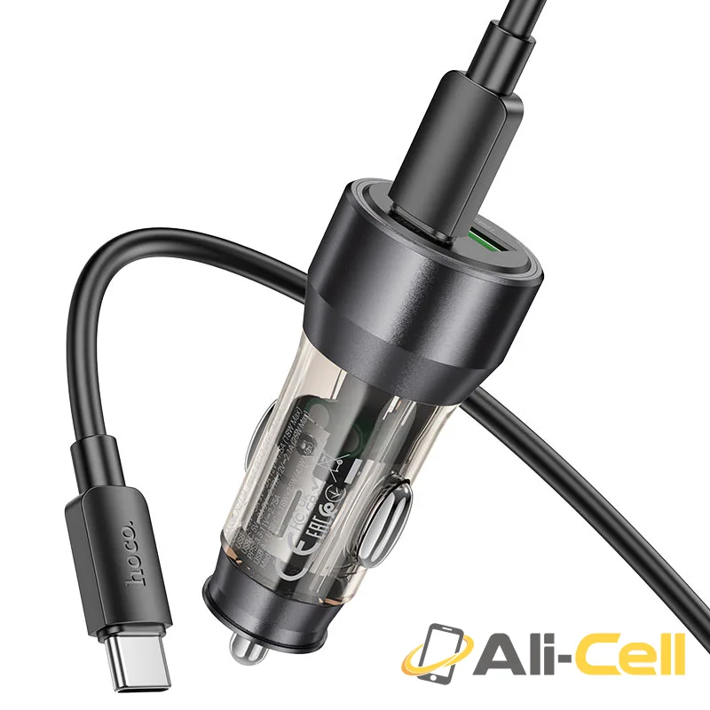 Car charger “NZ12A Action” 43W cable set (Nz12a Transparent Orange, Single) — 5