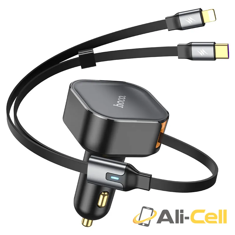 Car charger “NZ13 Clever” PD30W with cable (Nz13 Black) — 4