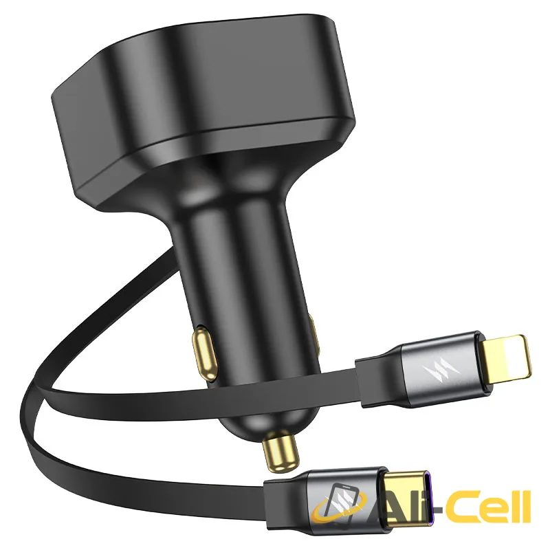 Car charger “NZ13 Clever” PD30W with cable (Nz13 Black) — 5