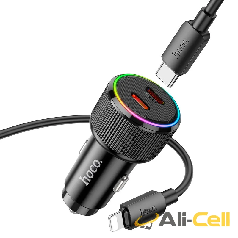 Car charger “NZ14B Guerrero” 50W cable set (Nz14b Set Tc Tc Black, Set With Type C To Type C Cable) — 4