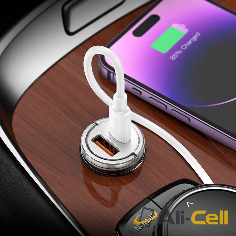 Car charger “NZ10 Handy” 45W cable set (Nz10 Silver, Single) — 7