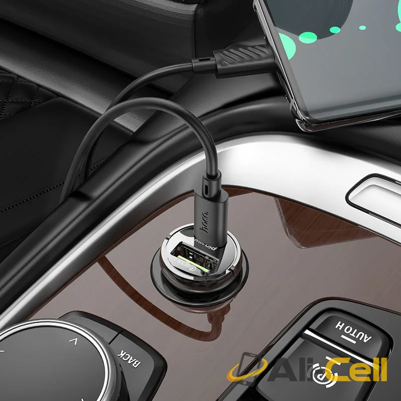 Car charger “Z53A Vision” 30W cable set (Z53a Transparent Black, Single) — 8