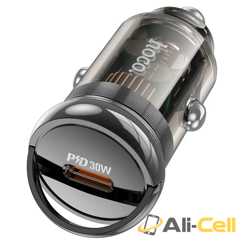 Car charger “Z53 Sight” 30W cable set (Z53 Transparent Black, Single)