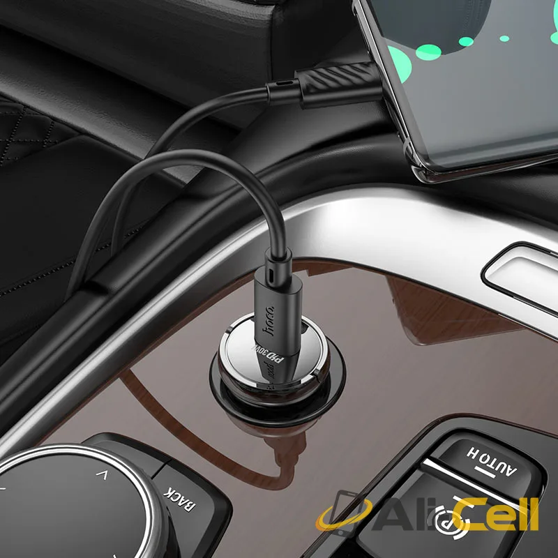 Car charger “Z53 Sight” 30W cable set (Z53 Transparent Black, Single) — 8