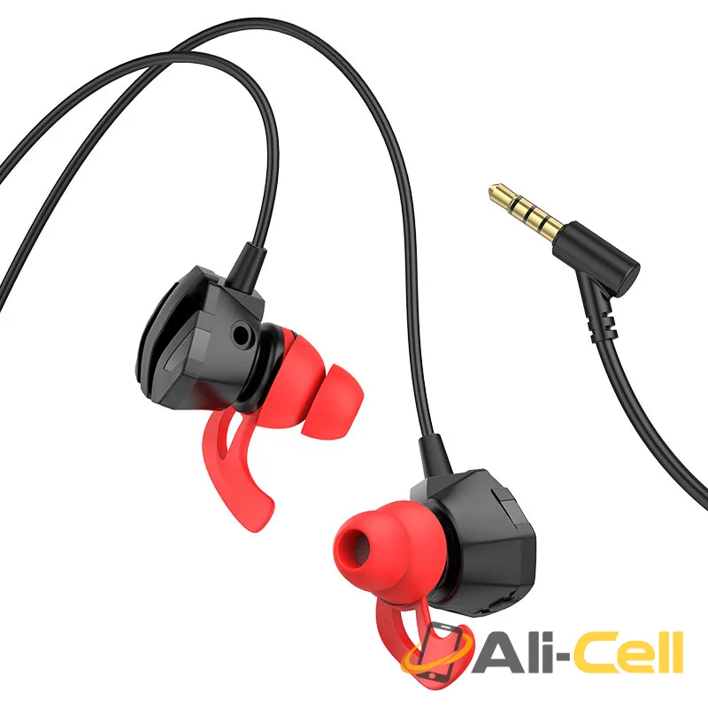 Wired earphones 3.5mm “M105 Sharp” with mic (M105 Black) — 3