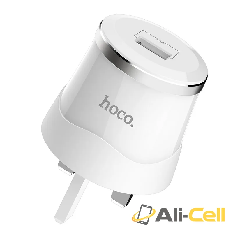 Wall charger “C37B Dignity” single USB set with cable UK (Set With Lightning Cable) — 2