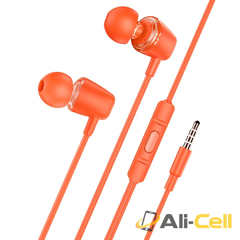 Wired earphones 3.5mm “M107 Discoverer” with mic (M107 Yellow) — 2