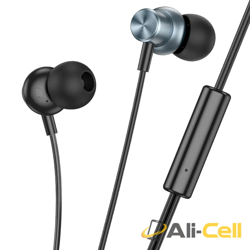 Wired earphones 3.5mm “M110 Encourage” with mic (M110 Metal Grey)