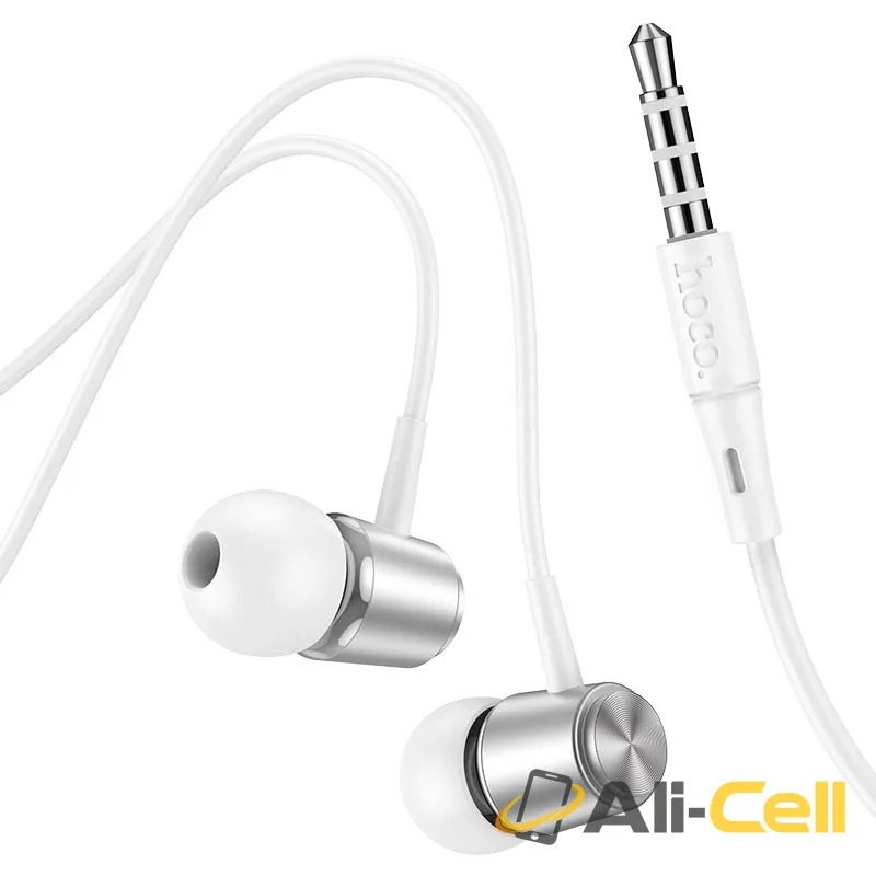Wired earphones 3.5mm “M108 Spring” with mic (M108 Silver) — 5