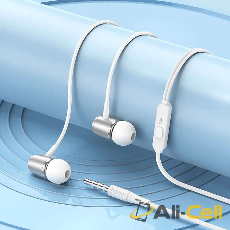 Wired earphones 3.5mm “M108 Spring” with mic (M108 Silver) — 7