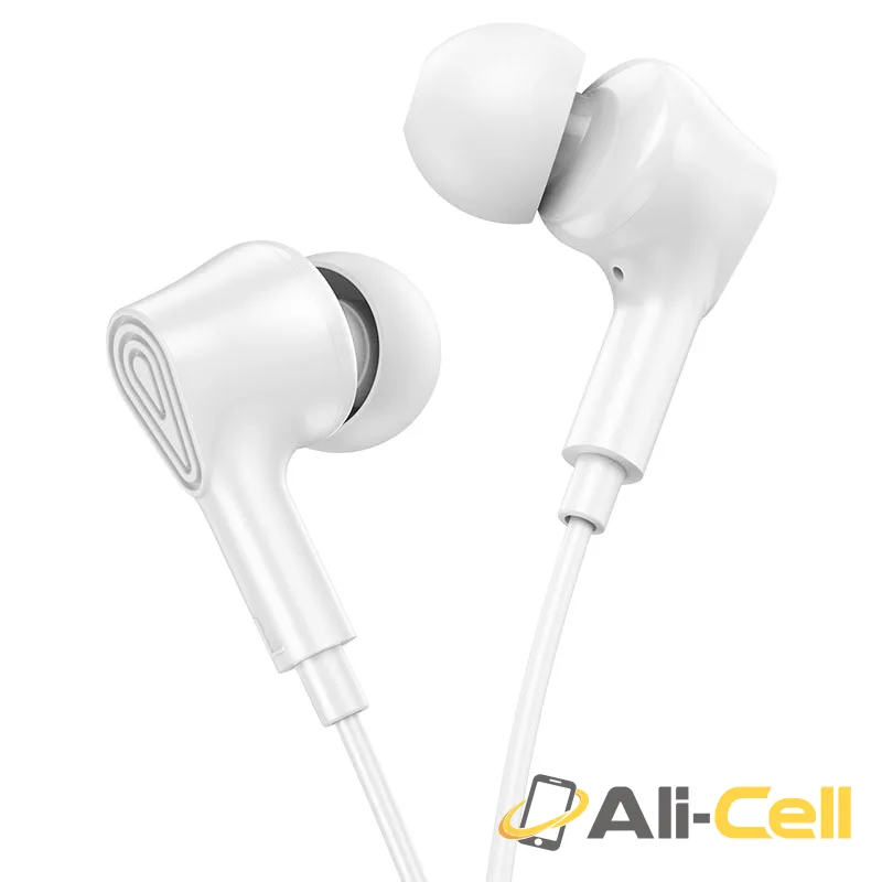Wired earphones 3.5mm “M102 Ingenious” with mic (M102 White)