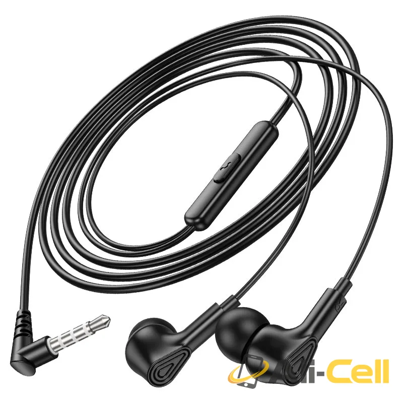 Wired earphones 3.5mm “M102 Ingenious” with mic (M102 White) — 4