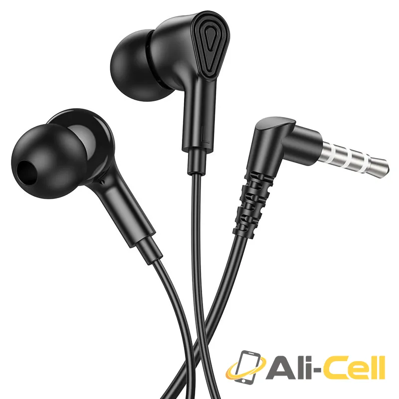Wired earphones 3.5mm “M102 Ingenious” with mic (M102 White) — 5