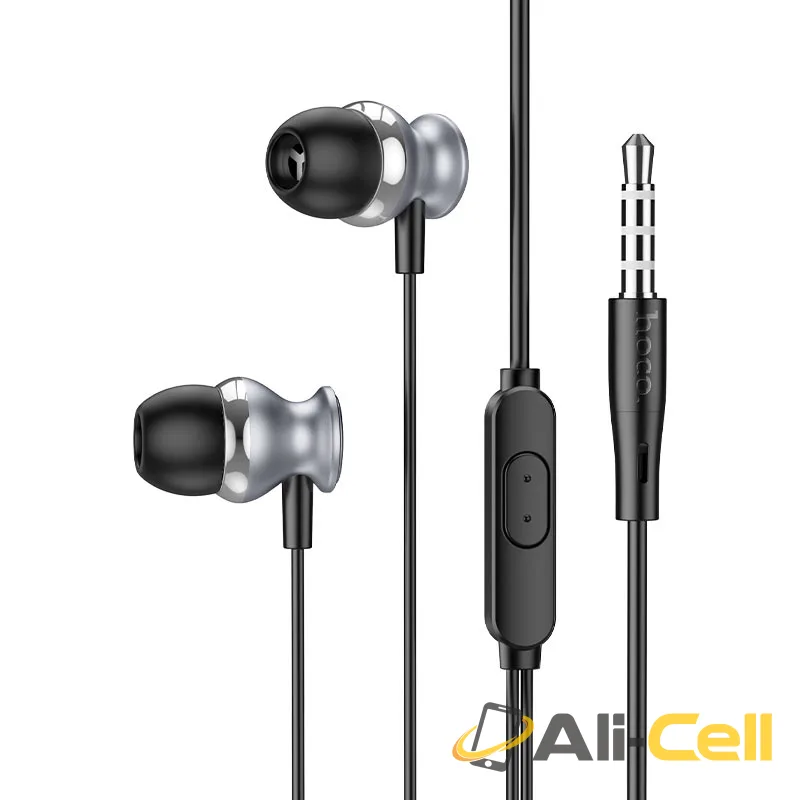 Wired earphones 3.5mm “M106 Fountain” with mic (M106 Metal Grey)