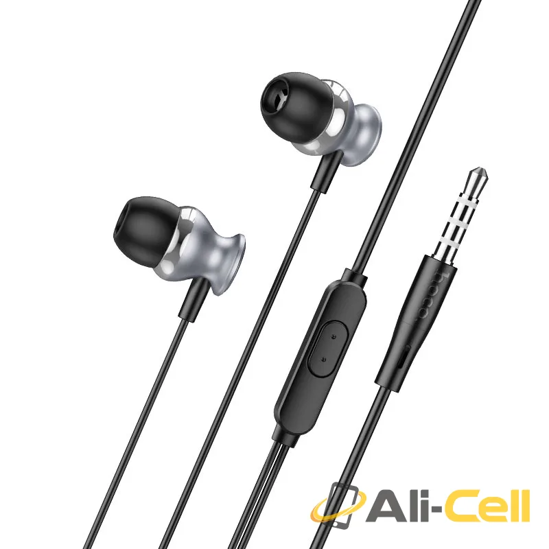Wired earphones 3.5mm “M106 Fountain” with mic (M106 Metal Grey) — 2