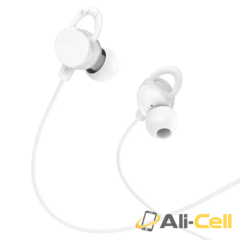 Wired earphones 3.5mm “M103 Rhyme” with mic (M103 White)