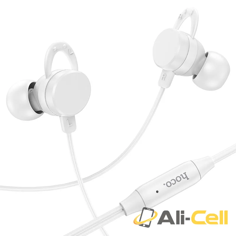 Wired earphones 3.5mm “M103 Rhyme” with mic (M103 White) — 4