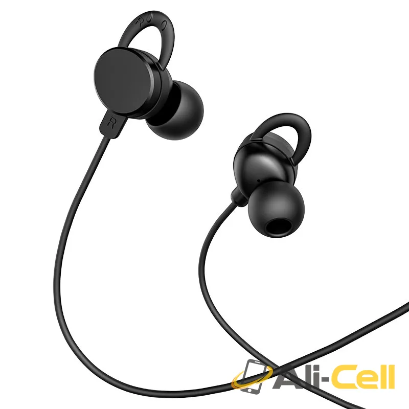 Wired earphones 3.5mm “M103 Rhyme” with mic (M103 Black)