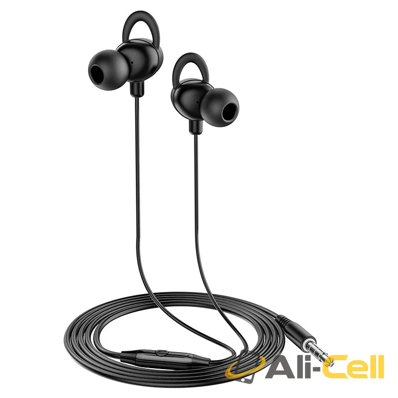 Wired earphones 3.5mm “M103 Rhyme” with mic (M103 Black) — 5