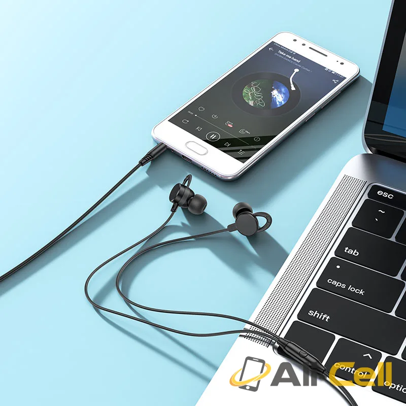 Wired earphones 3.5mm “M103 Rhyme” with mic (M103 Black) — 8