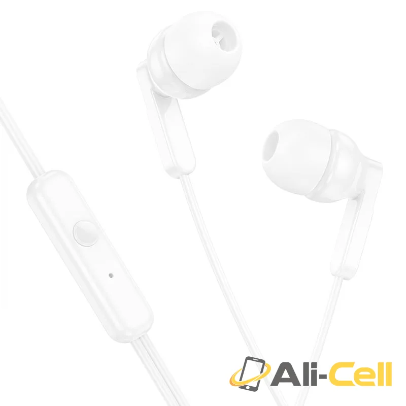 Wired earphones 3.5mm “M121 Bright” with mic (M121 White)
